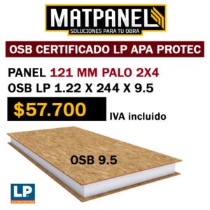 PANEL 121 MM - PALO 2X4