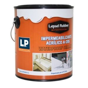 IMPERMEABILIZANTE ACRÍLICO A-205 – LP RUBBER 3,78 L